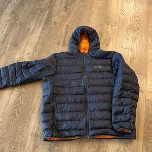 Eddie Bauer Men’s Hooded Down Jacket